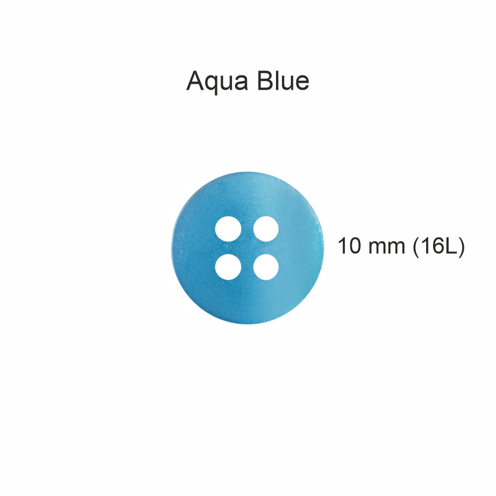 Classic Matte Finish Round Shape 4-Hole Shirt/Kurta Buttons