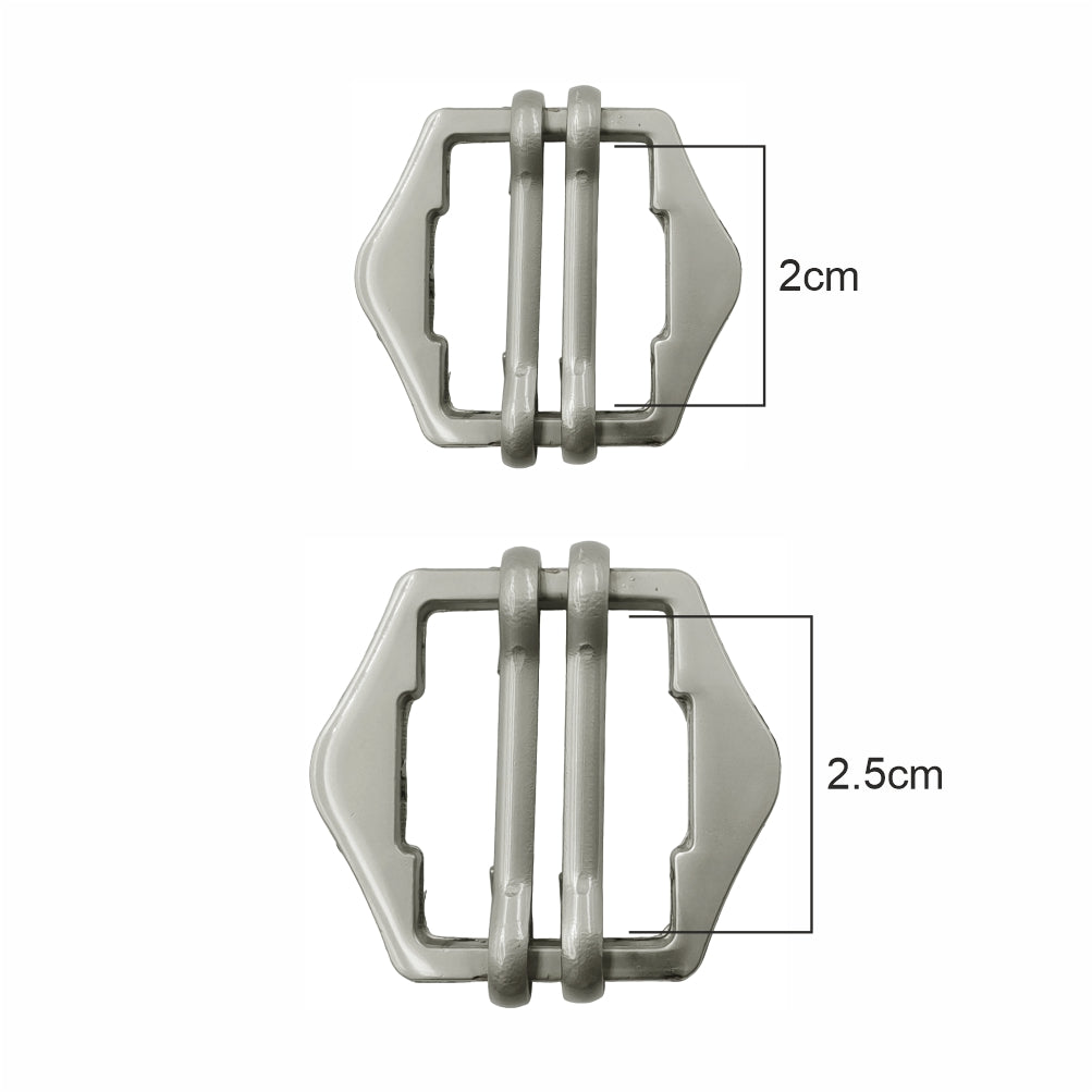 Double Webbing Adjuster Tailor's Choice Buckle for Pant/Waistcoat