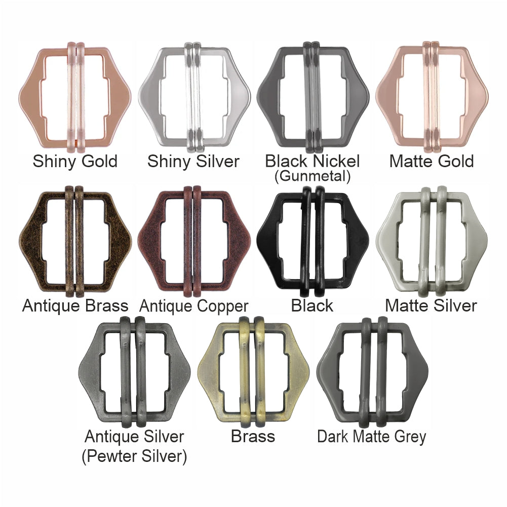 Double Webbing Adjuster Tailor's Choice Buckle for Pant/Waistcoat