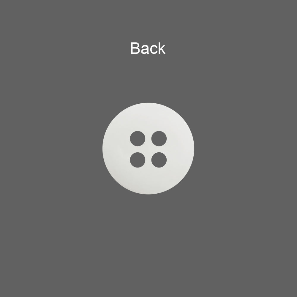 Classic Matte Finish Round Shape 4-Hole Shirt/Kurta Buttons