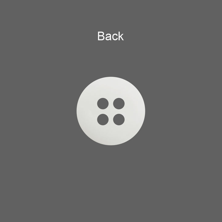 Classic Matte Finish Round Shape 4-Hole Shirt/Kurta Buttons