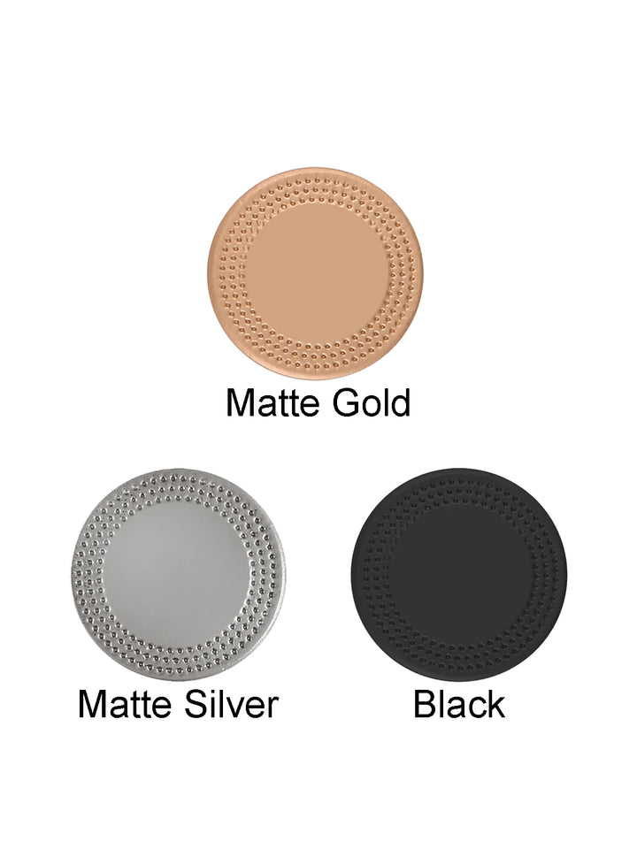 Round Shape Classic Finish Shank Metal Button