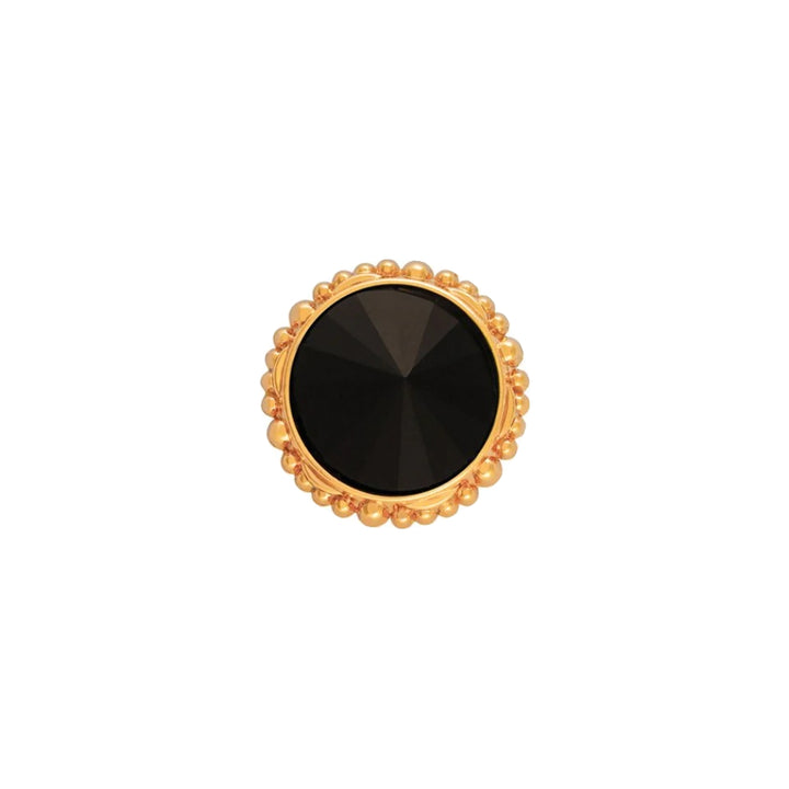 Sparkling Round Shape Shiny Diamond Metal Button