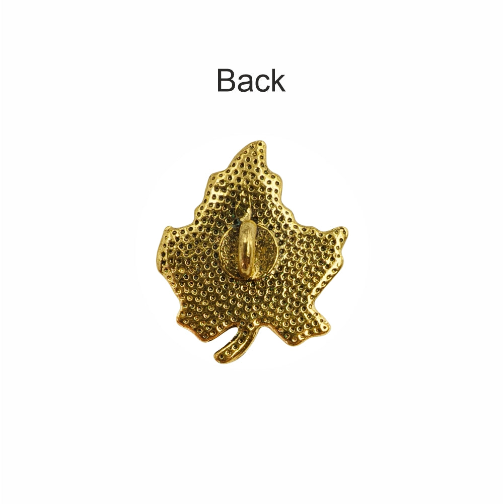 Leaf Shaped Antique Finish Decorative Downhole Metal Buttons