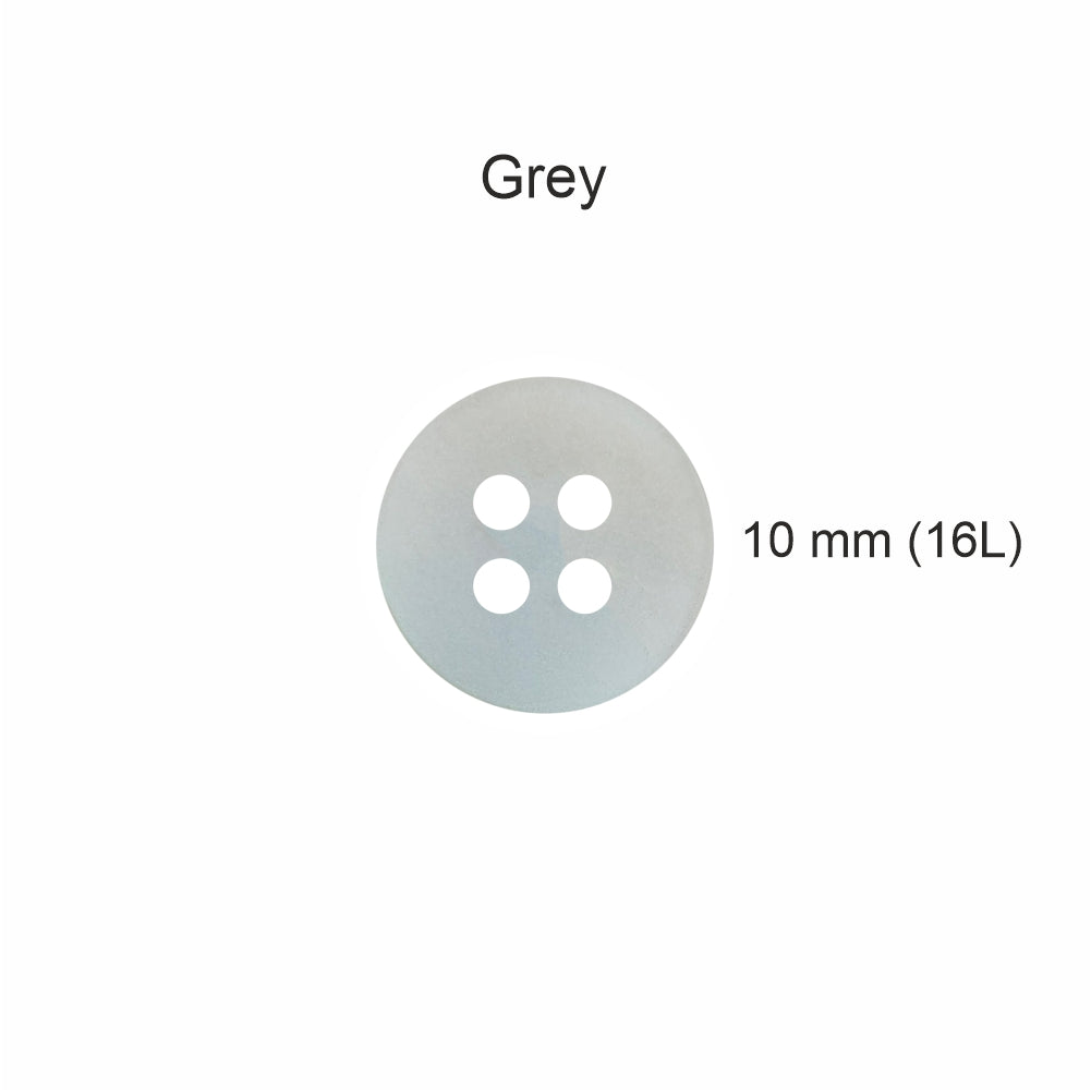 Classic Matte Finish Round Shape 4-Hole Shirt/Kurta Buttons