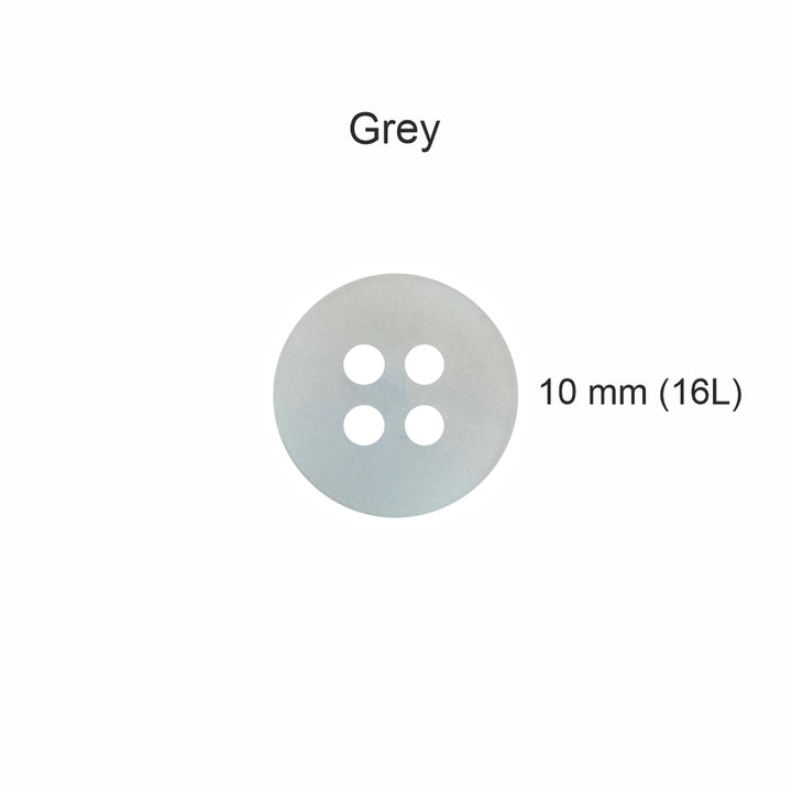 Classic Matte Finish Round Shape 4-Hole Shirt/Kurta Buttons