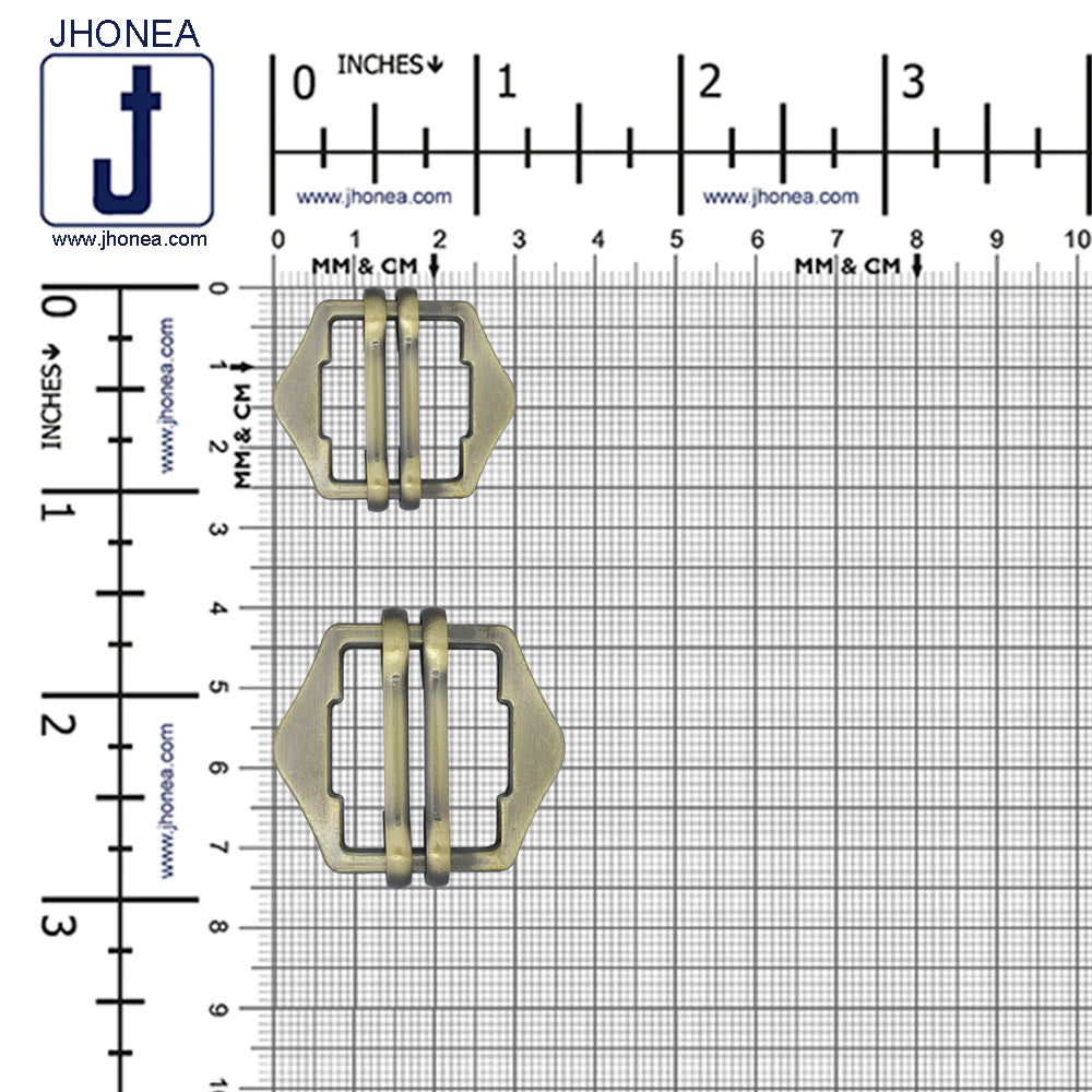 Double Webbing Adjuster Tailor's Choice Buckle for Pant/Waistcoat