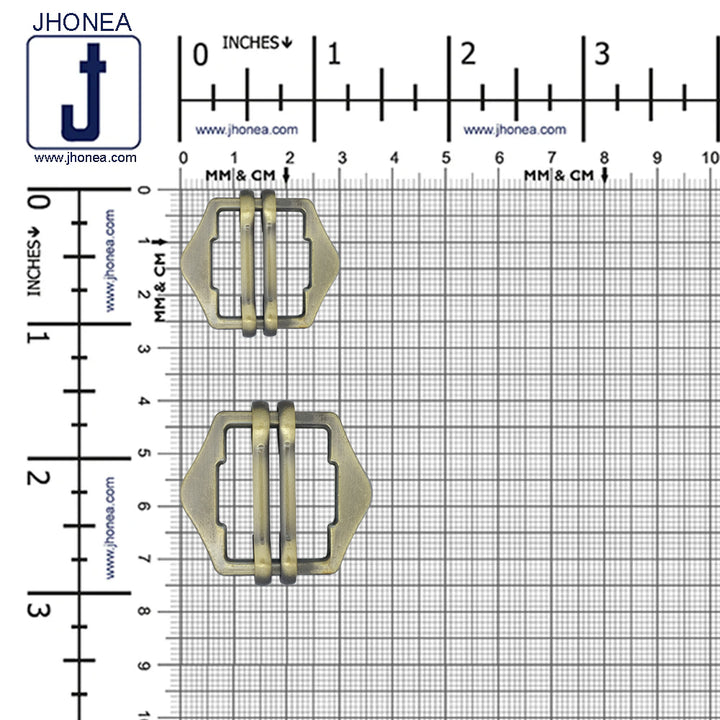 Double Webbing Adjuster Tailor's Choice Buckle for Pant/Waistcoat