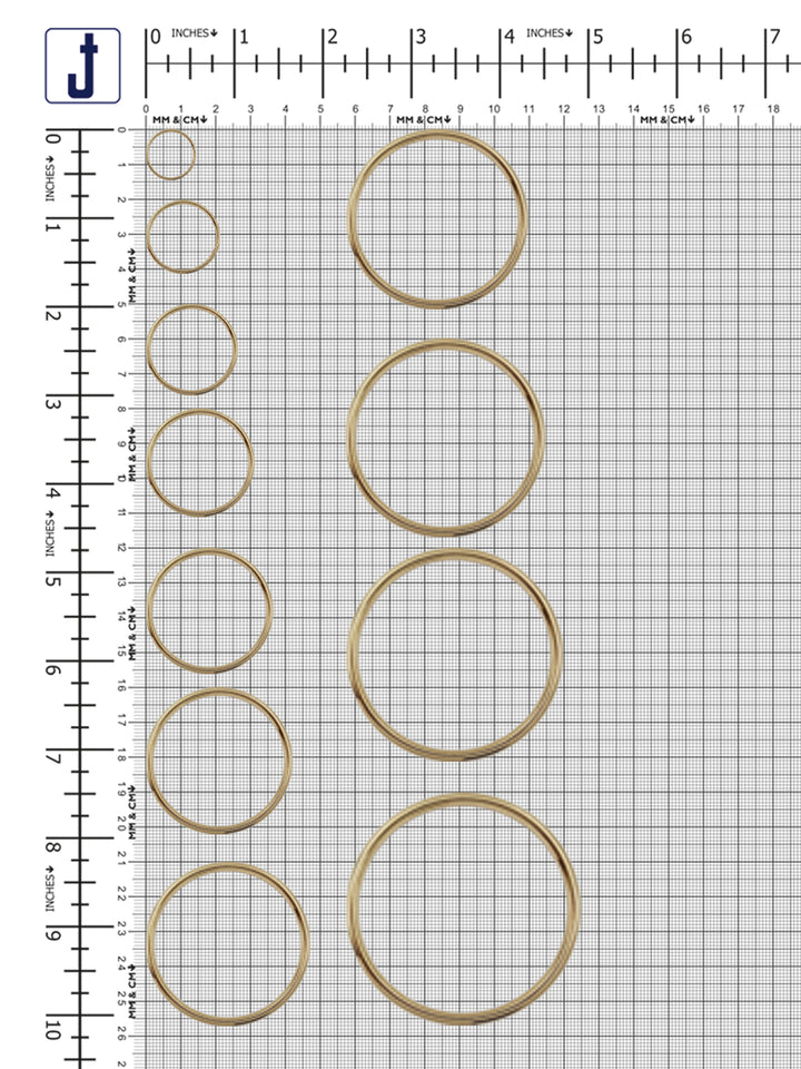 Shiny Round Shape 'O' Ring Buckle for Clothing & Belts