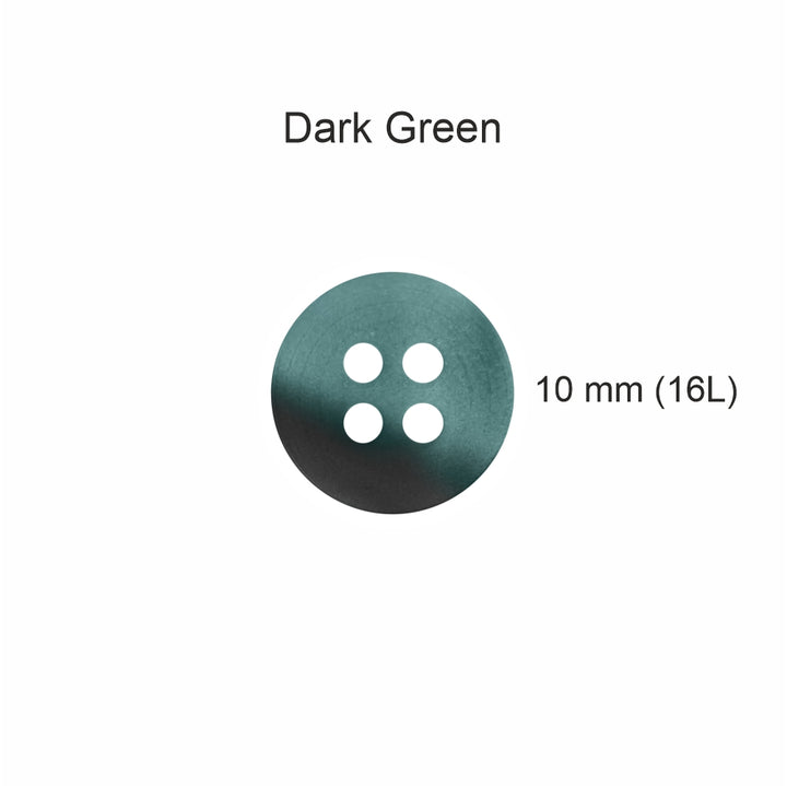 Classic Matte Finish Round Shape 4-Hole Shirt/Kurta Buttons