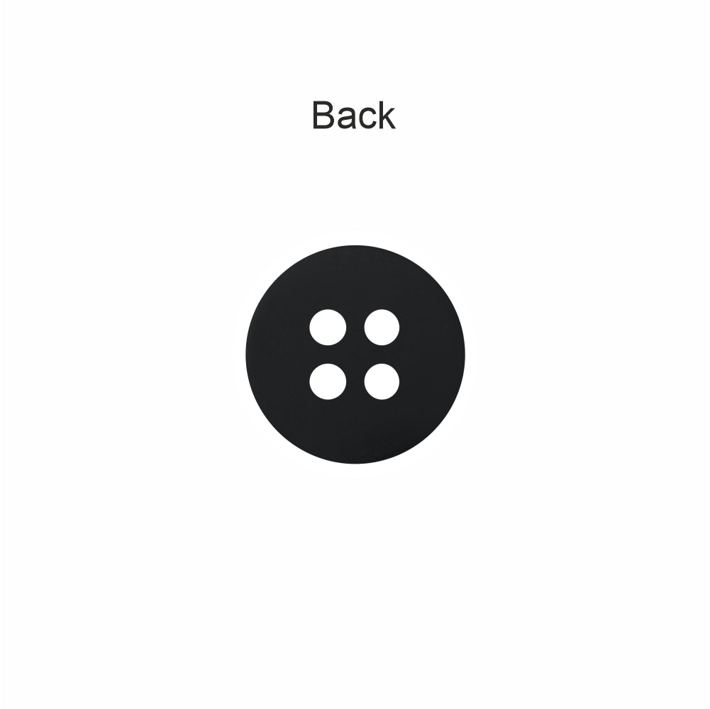 Classic Matte Finish Round Shape 4-Hole Shirt/Kurta Buttons