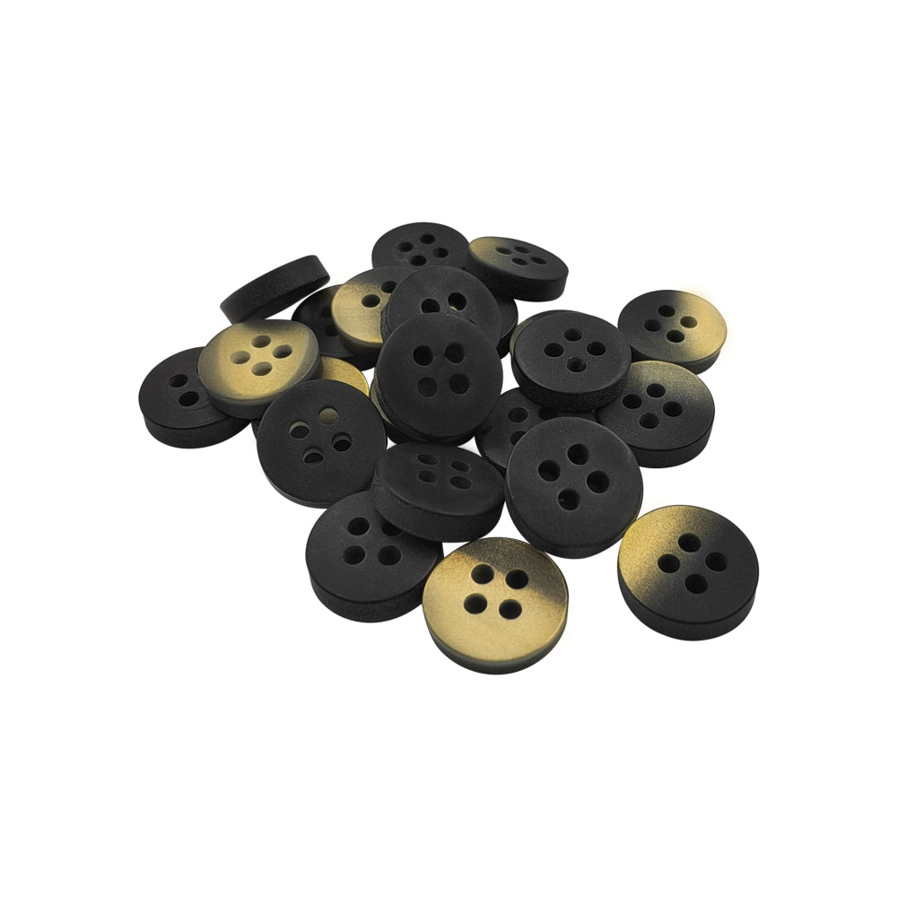 Classic Matte Finish Round Shape 4-Hole Shirt/Kurta Buttons