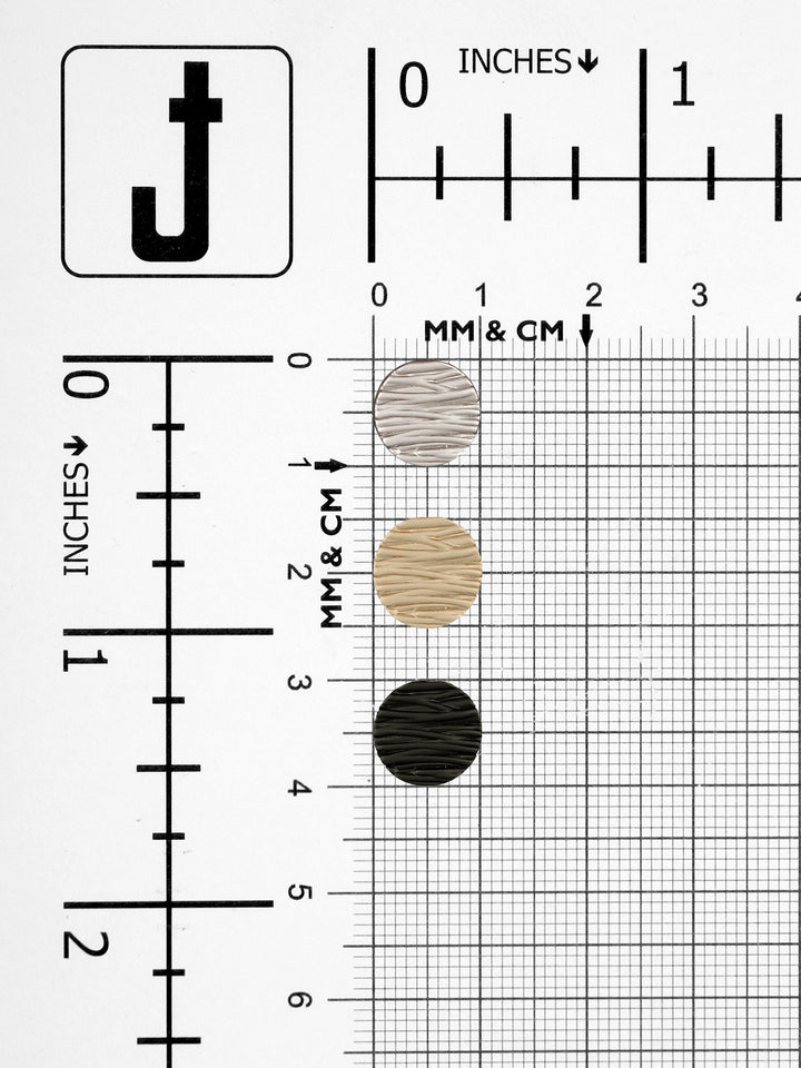 Round Shape Matte Finish Classic Shank Metal Button