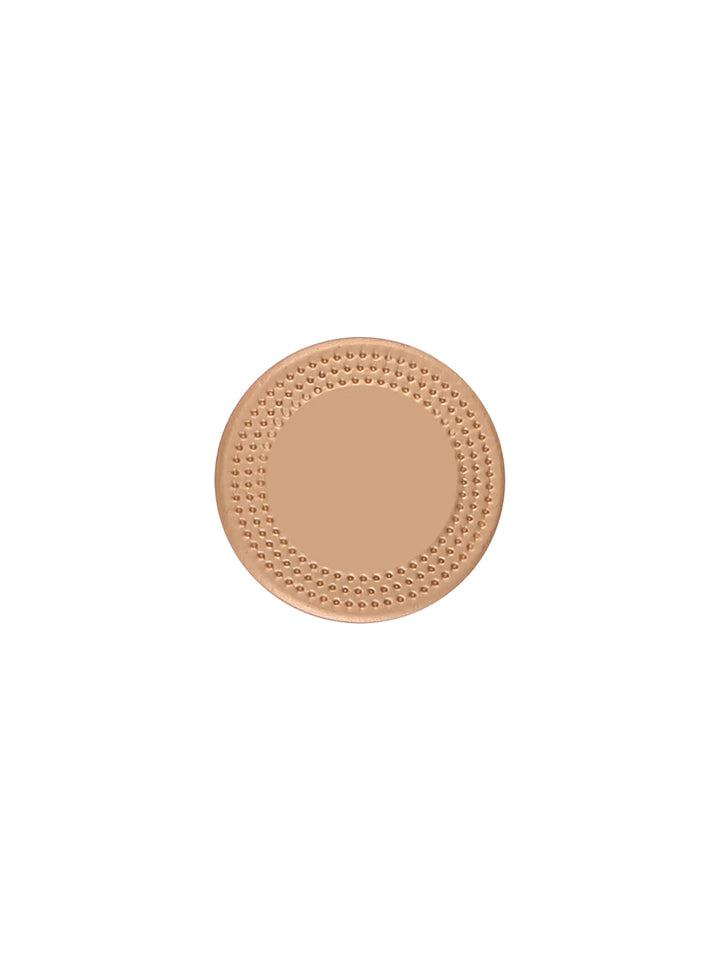 Round Shape Classic Finish Shank  Matte Gold Metal Button