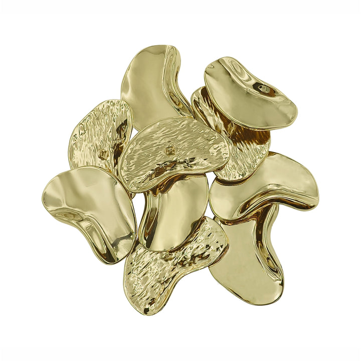 Super Classy 50mm(80L) Shiny Finish Metal Loop Buttons