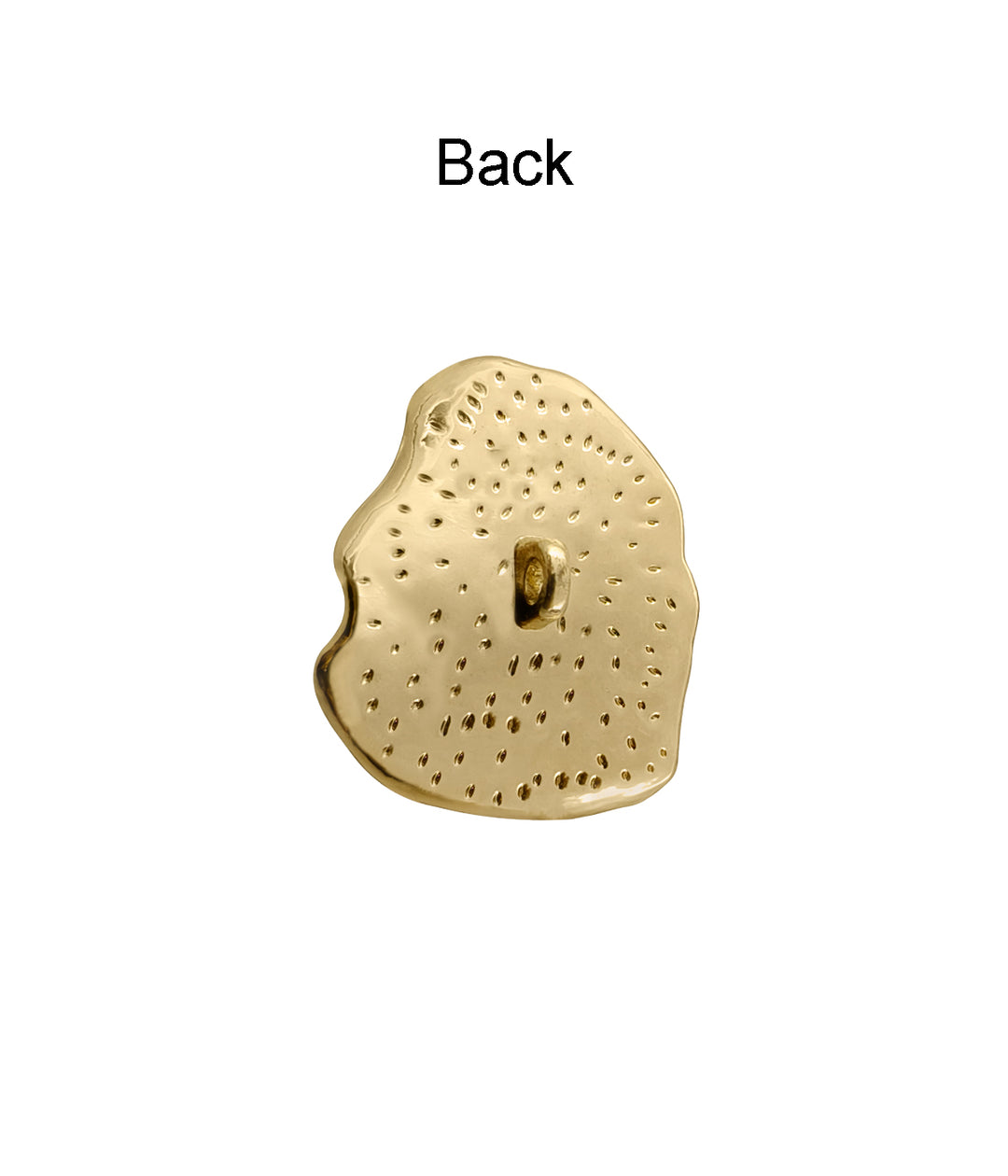 Luxury Organic-Shaped Gold Metal Buttons