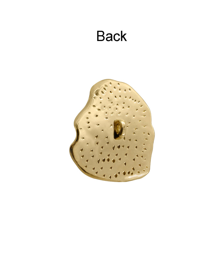 Luxury Organic-Shaped Gold Metal Buttons