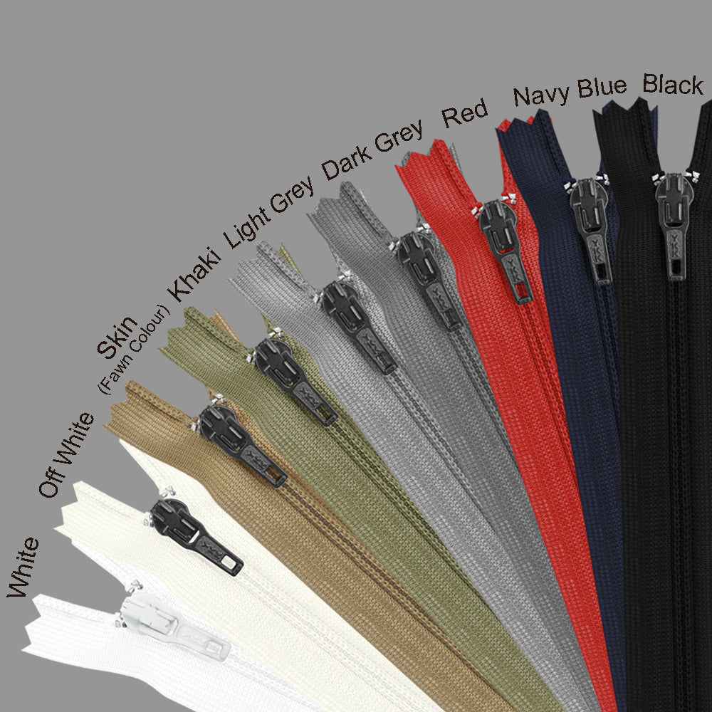 YKK- #3 Nylon Coil Pant Trousers Closed-End YKK Zipper – JHONEA