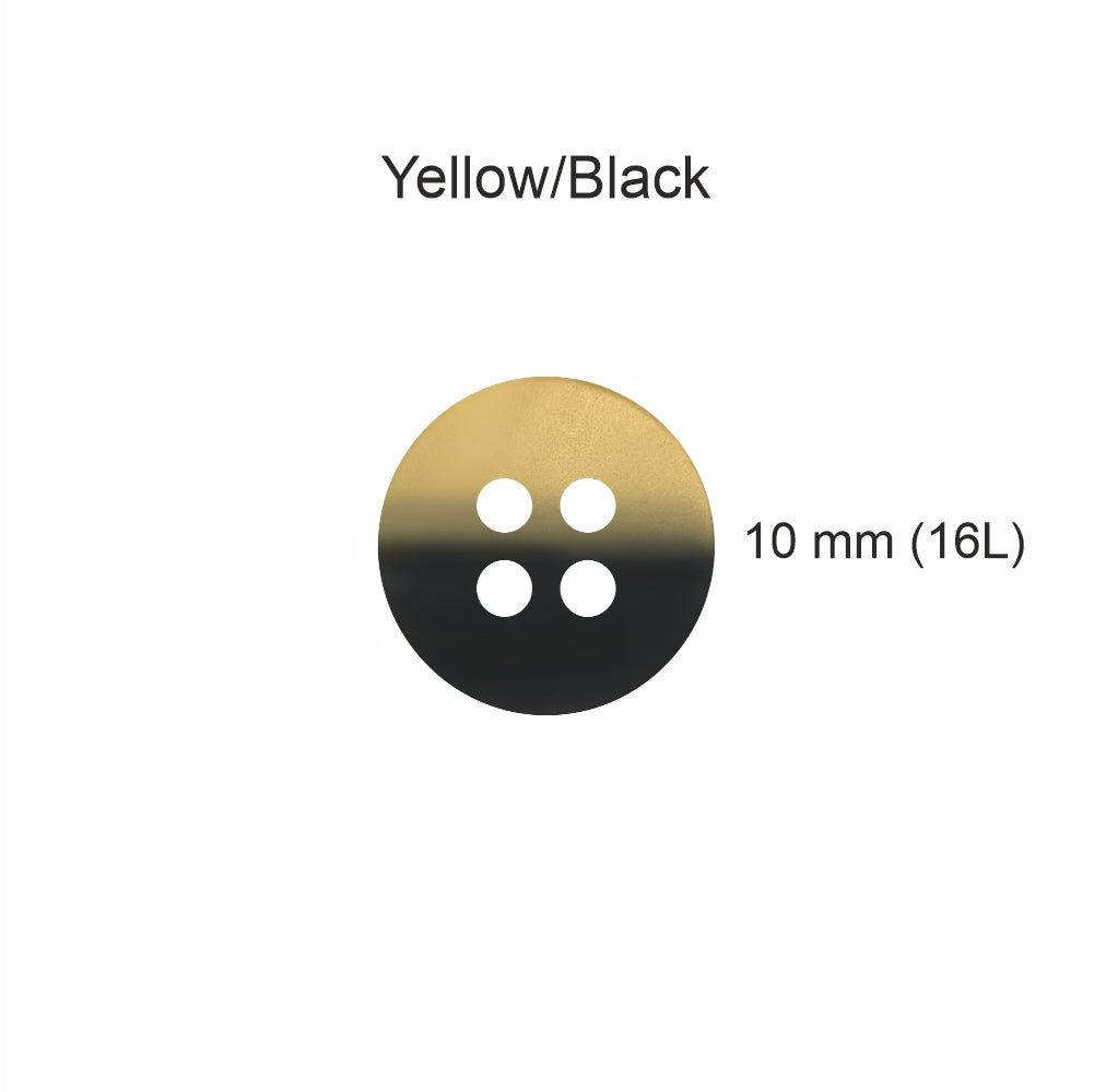 Classic Matte Finish Round Shape 4-Hole Shirt/Kurta Buttons