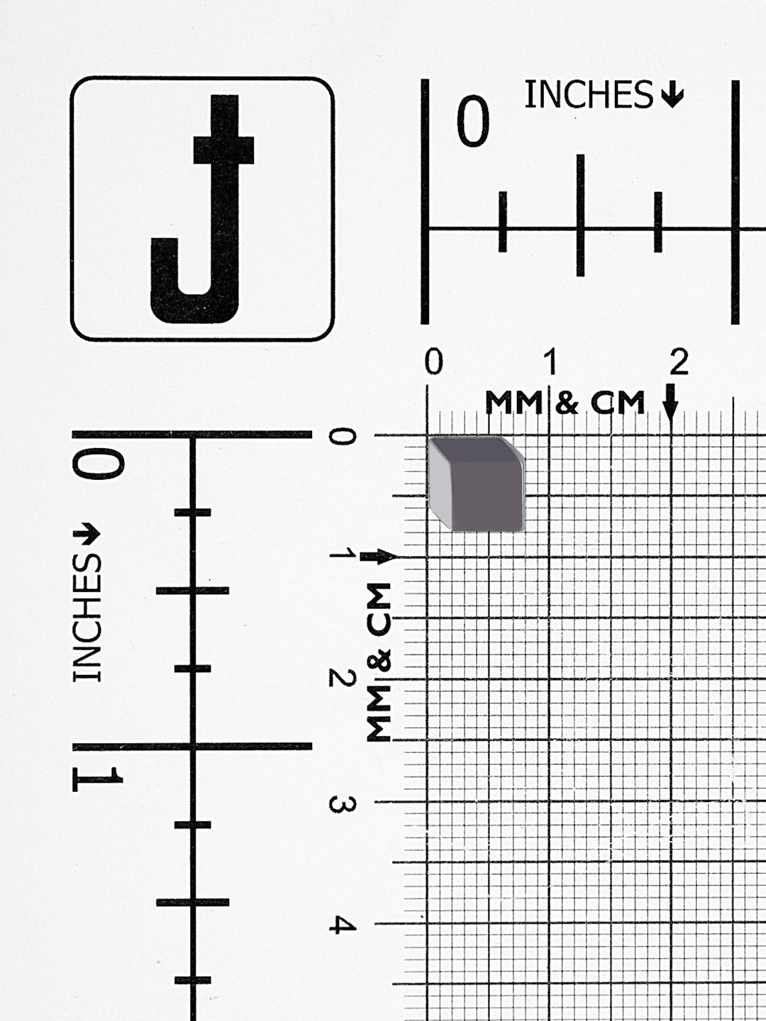 Solid Cube Shape 3D design Downhole Shirt Button