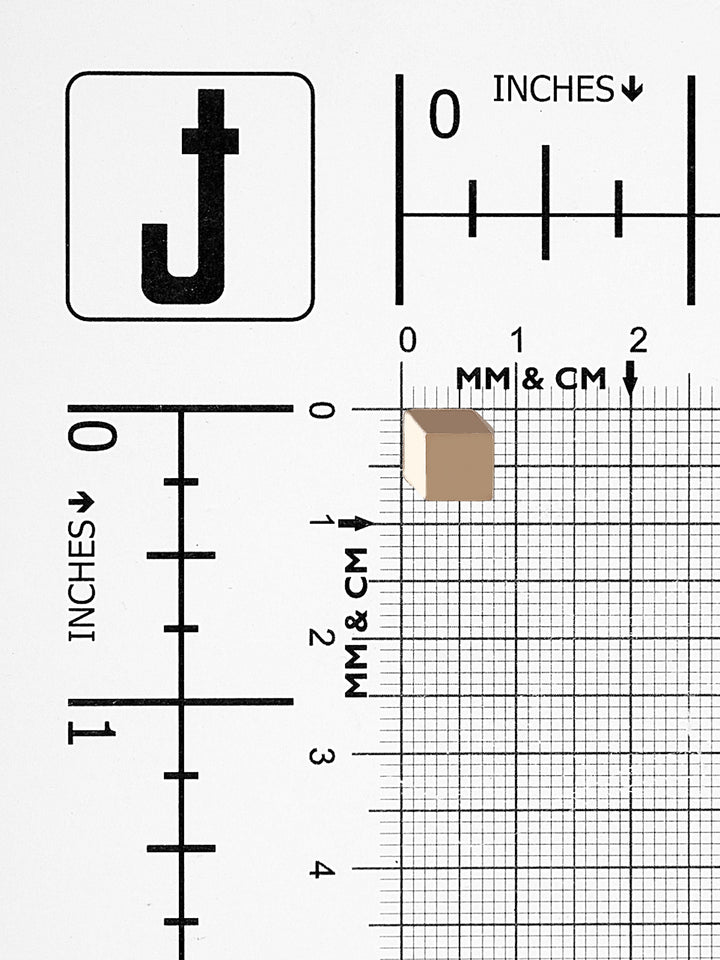 Solid Cube Shape 3D design Downhole Shirt Button