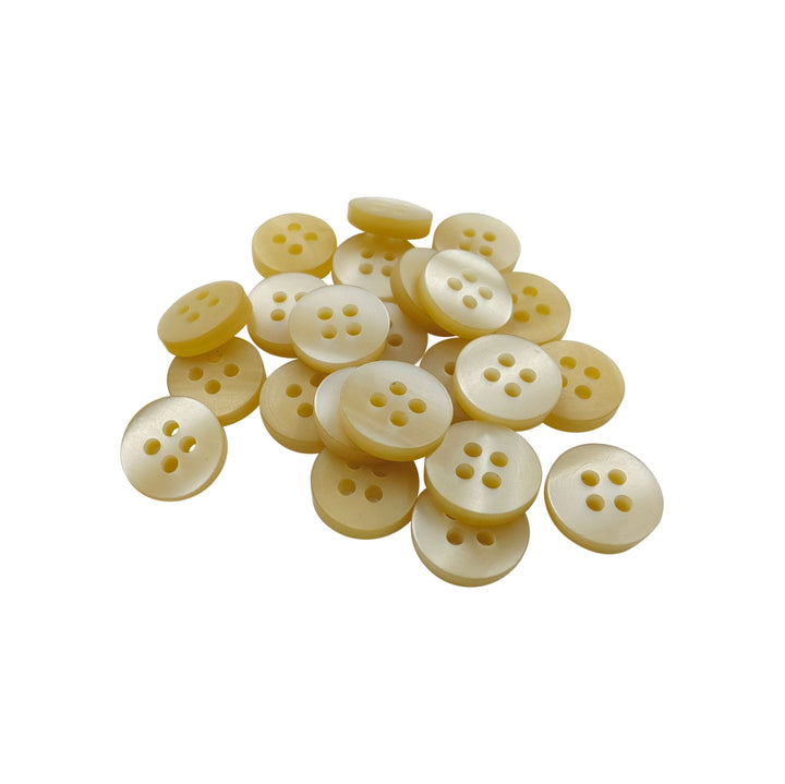 Classic Matte Finish Round Shape 4-Hole Shirt/Kurta Buttons