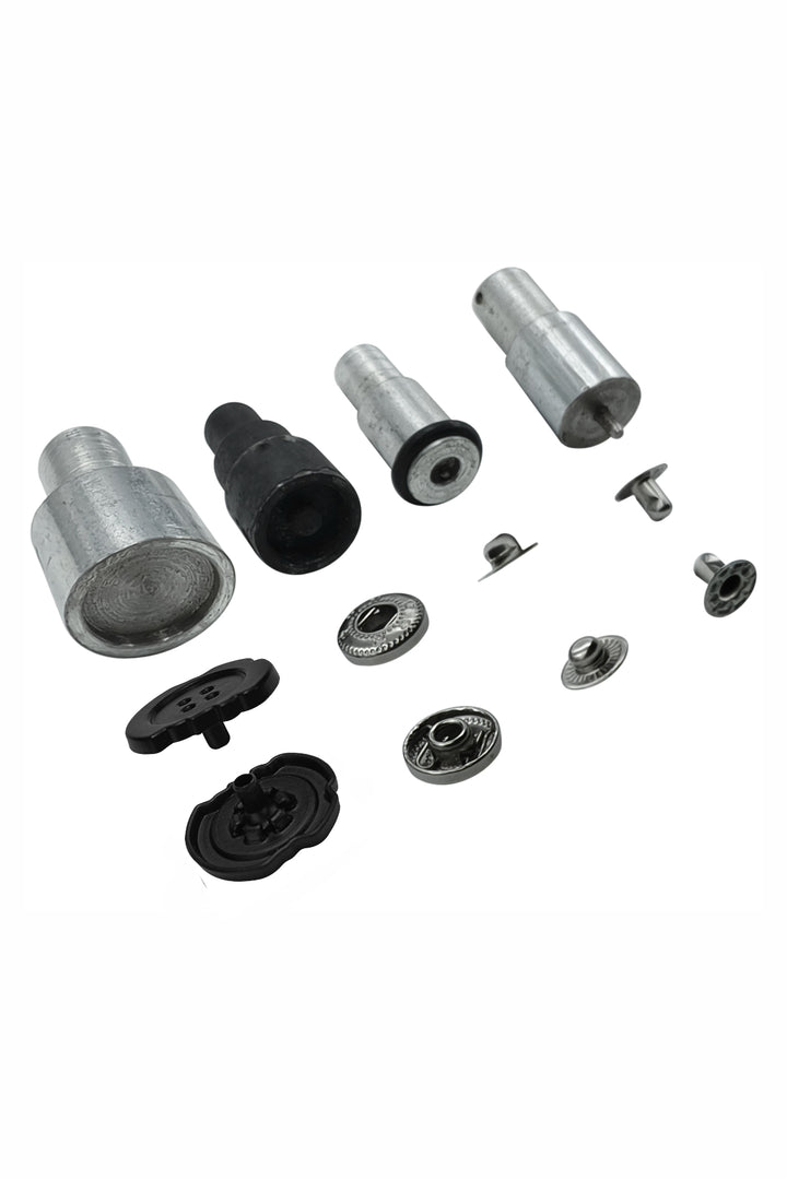 Die Mold Set Easy Tool for Black Designer Uneven 4-Part Snap Button