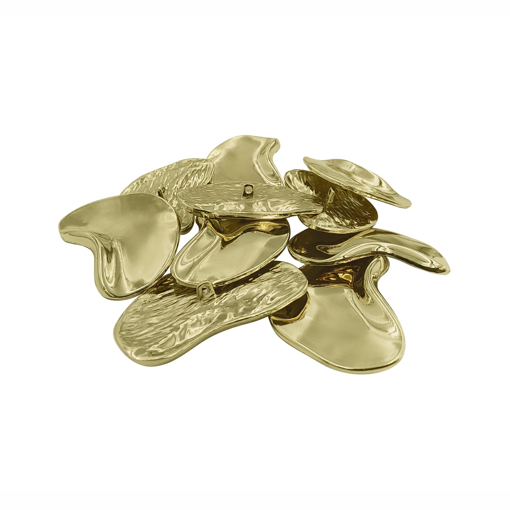 Super Classy 50mm(80L) Shiny Finish Metal Loop Buttons