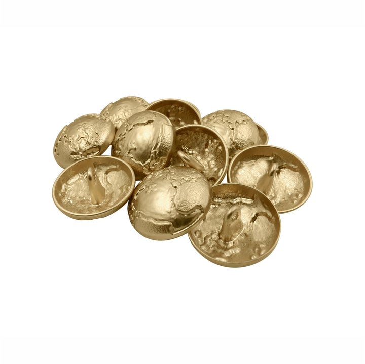 Premium Textured Surface Matte Finish Metal Buttons for Clothing