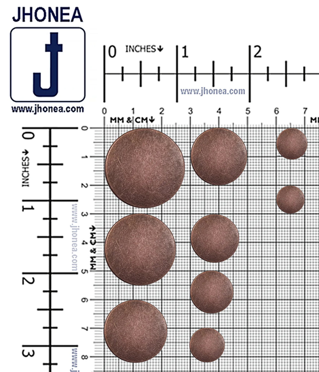 Premium Smooth Antique Surface Shirt/Coat Classic Loop Metal Buttons