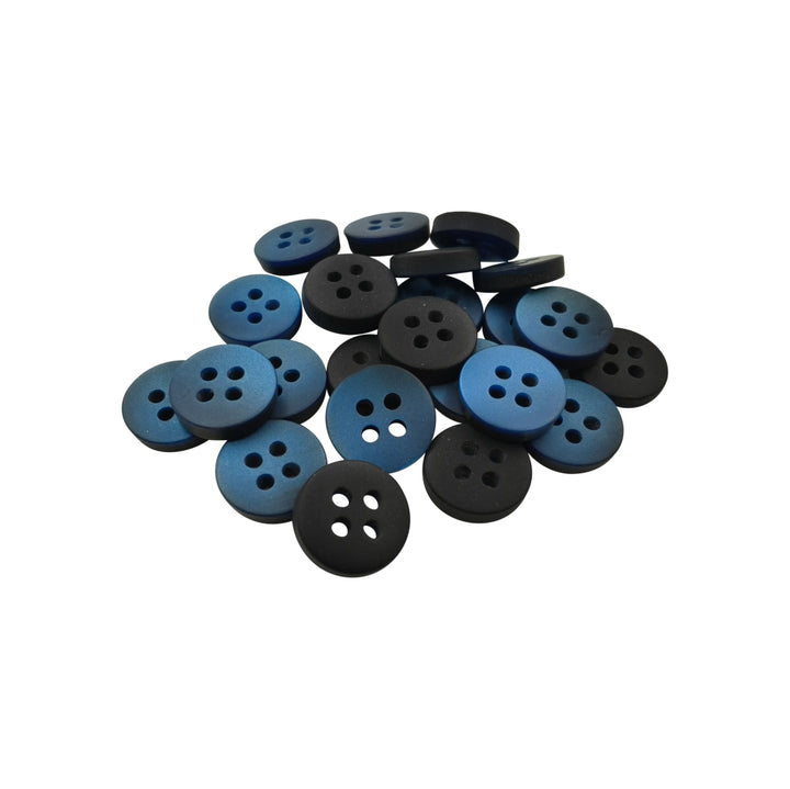 Classic Matte Finish Round Shape 4-Hole Shirt/Kurta Buttons