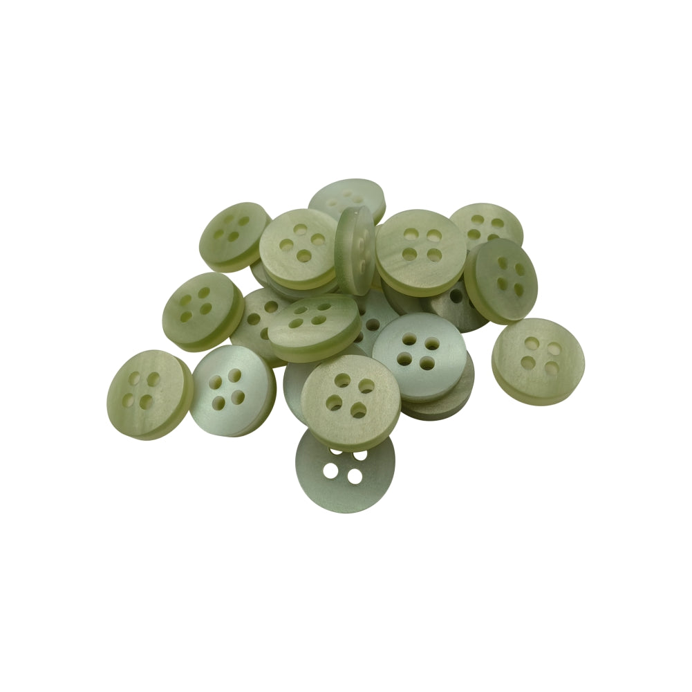 Classic Matte Finish Round Shape 4-Hole Shirt/Kurta Buttons