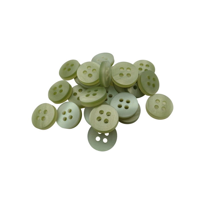 Classic Matte Finish Round Shape 4-Hole Shirt/Kurta Buttons