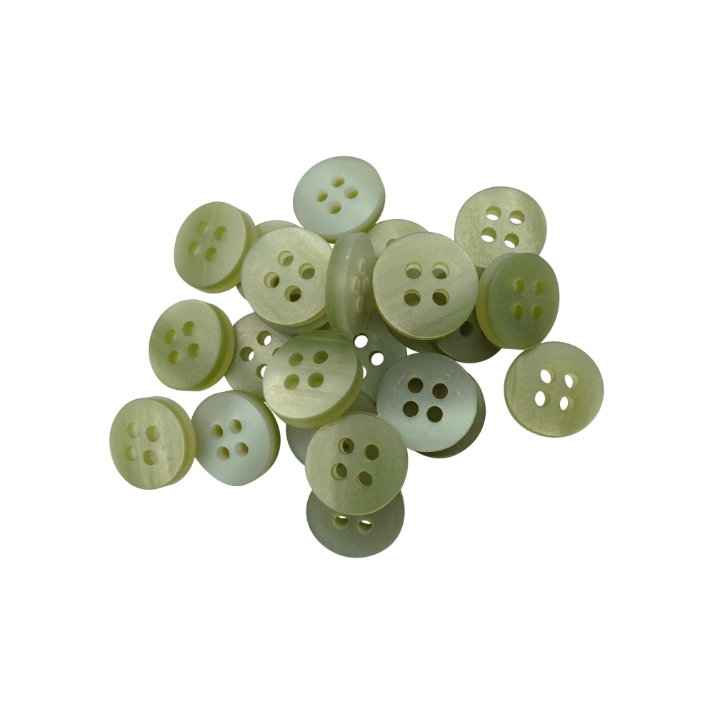 Classic Matte Finish Round Shape 4-Hole Shirt/Kurta Buttons