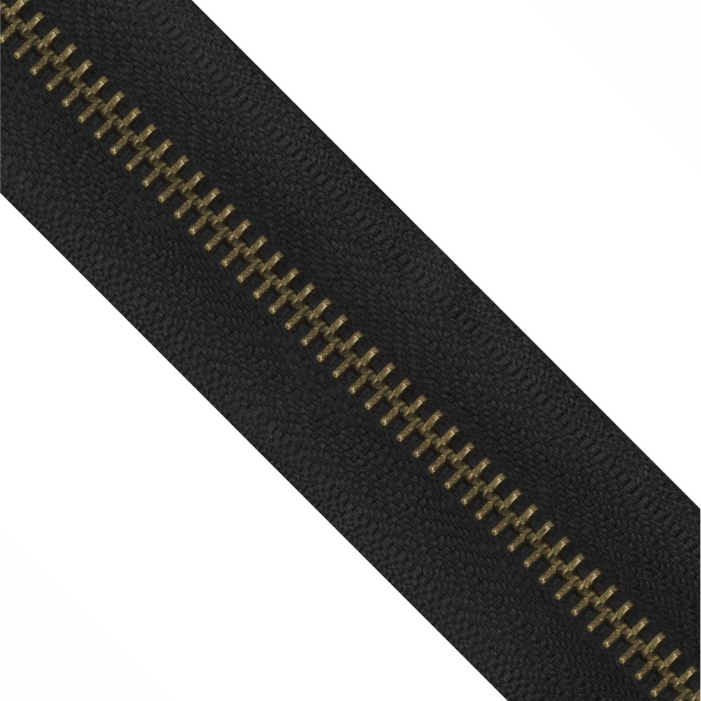 YKK #5 Number Premium Quality Black Tape YKK Metal Zipper Rolls