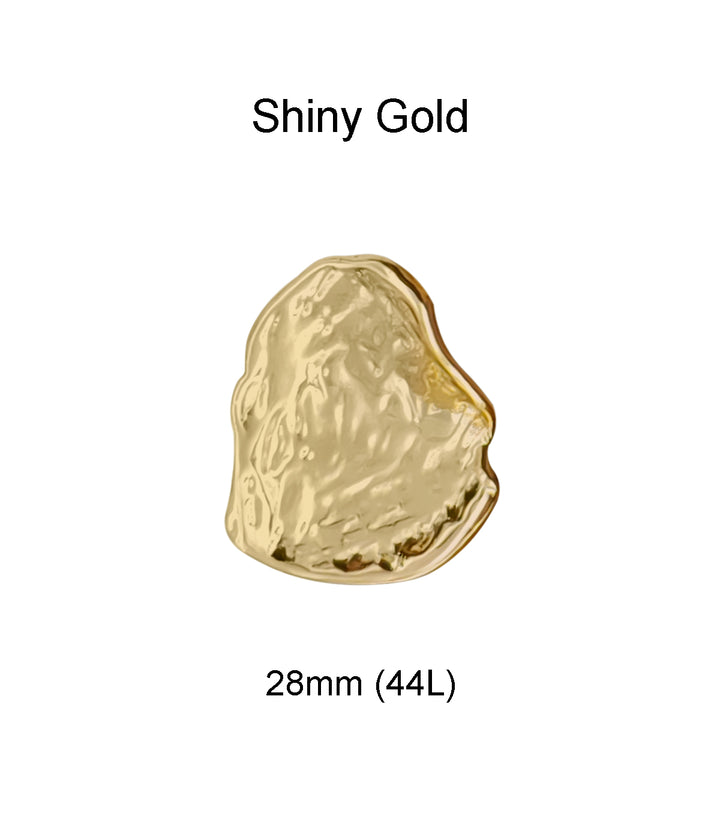 Luxury Organic-Shaped Gold Metal Buttons