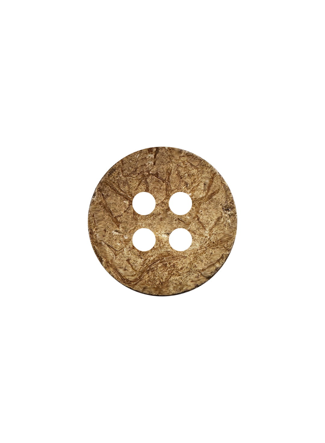Rough Finish Natural Coco Shell 4 Hole Buttons