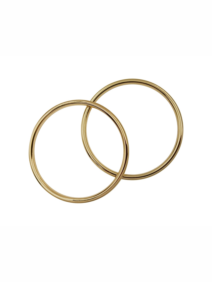 Shiny Round Shape 'O' Ring Buckle for Clothing & Belts