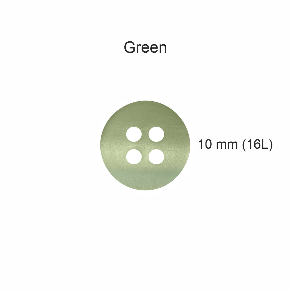 Classic Matte Finish Round Shape 4-Hole Shirt/Kurta Buttons