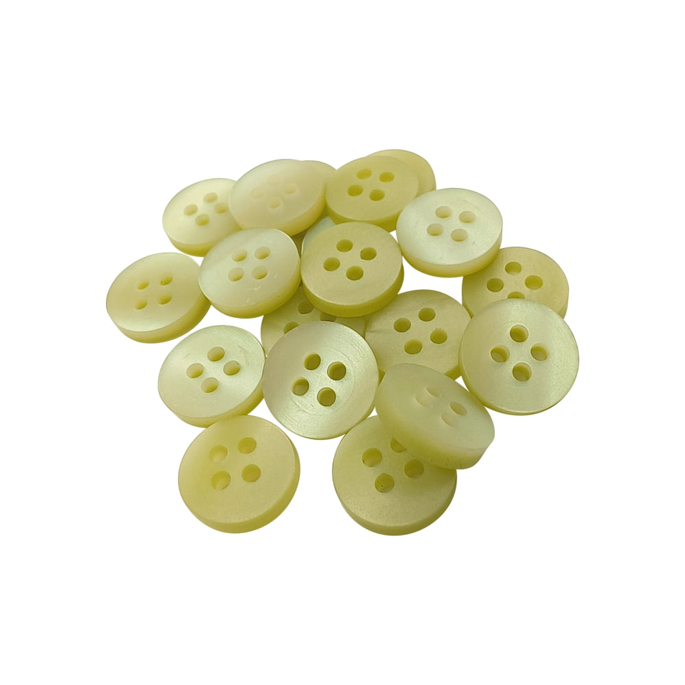 Classic Matte Finish Round Shape 4-Hole Shirt/Kurta Buttons