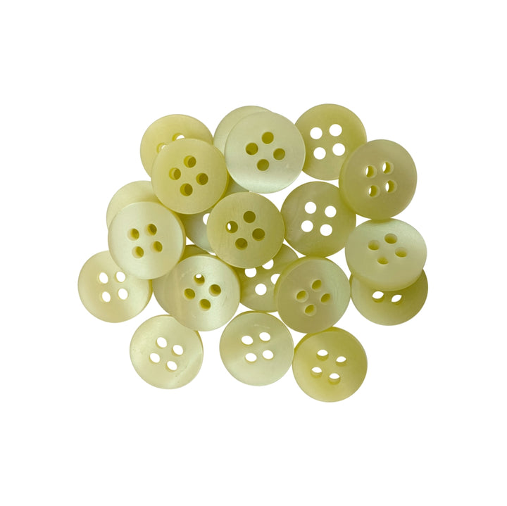 Classic Matte Finish Round Shape 4-Hole Shirt/Kurta Buttons