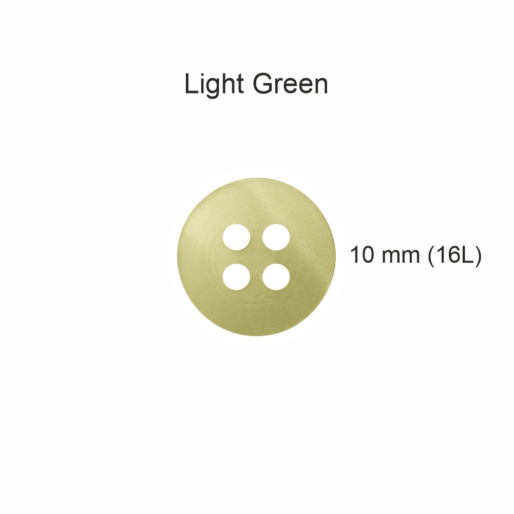 Classic Matte Finish Round Shape 4-Hole Shirt/Kurta Buttons