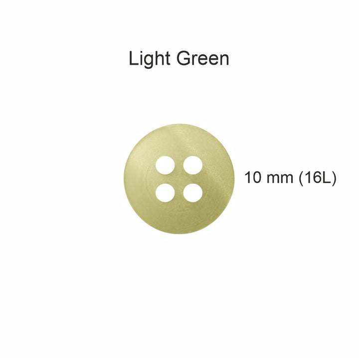 Classic Matte Finish Round Shape 4-Hole Shirt/Kurta Buttons