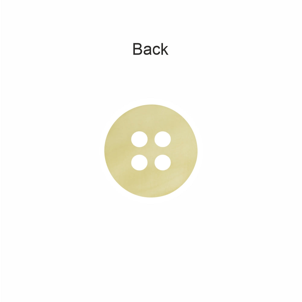 Classic Matte Finish Round Shape 4-Hole Shirt/Kurta Buttons