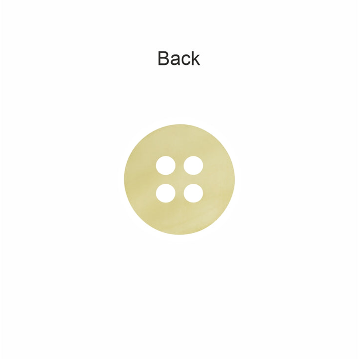 Classic Matte Finish Round Shape 4-Hole Shirt/Kurta Buttons