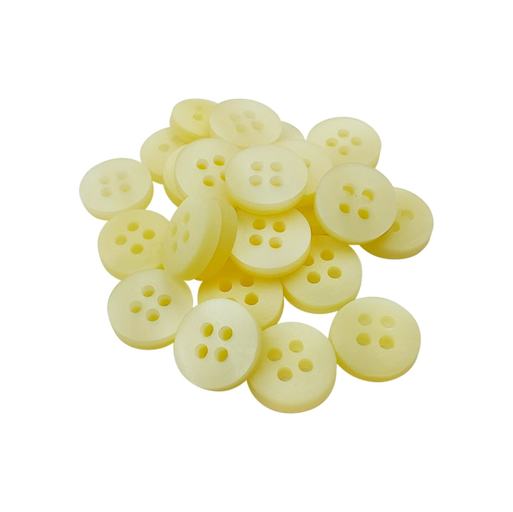 Classic Matte Finish Round Shape 4-Hole Shirt/Kurta Buttons
