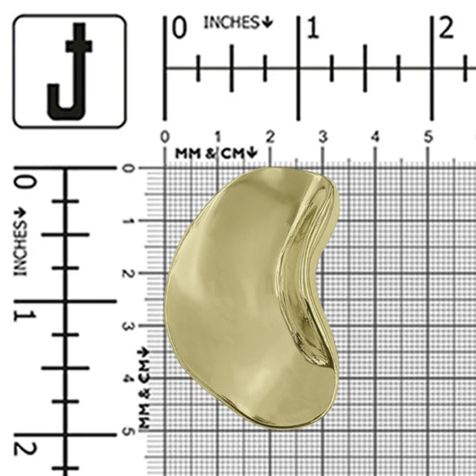 Super Classy 50mm(80L) Shiny Finish Metal Loop Buttons