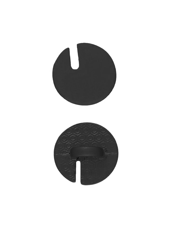 Classic 10mm Cutting Edge Design Matte Finish Metal Button