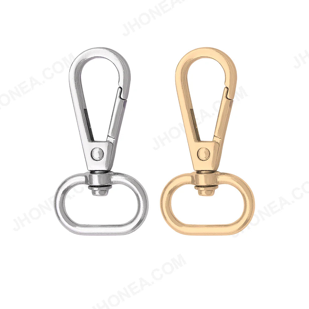 Shiny Gold Silver Lobster Clasp Swivel Snap Hook Buckle JHONEA ACCESSORIES