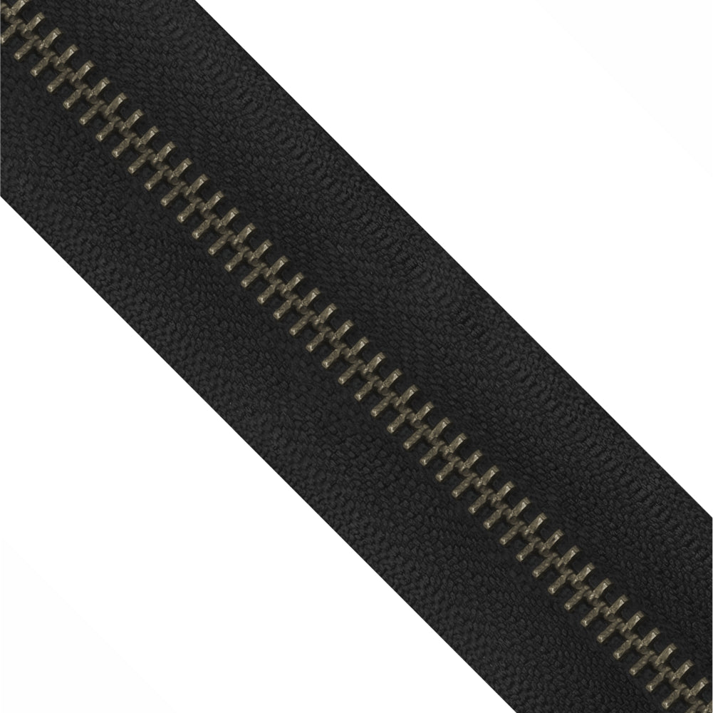 YKK #5 Number Premium Quality Black Tape YKK Metal Zipper Rolls